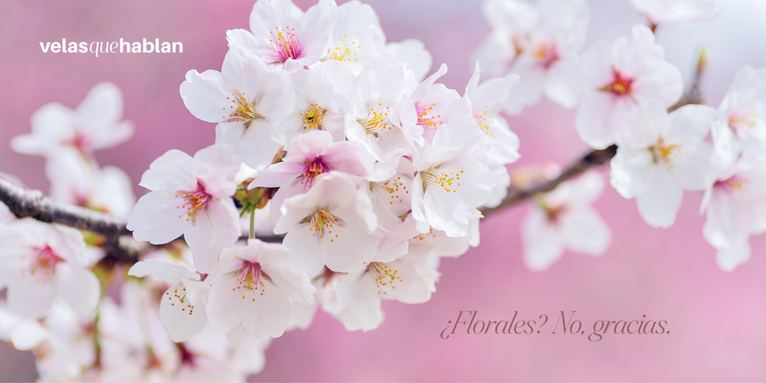 ¿Florales?  No,gracias.