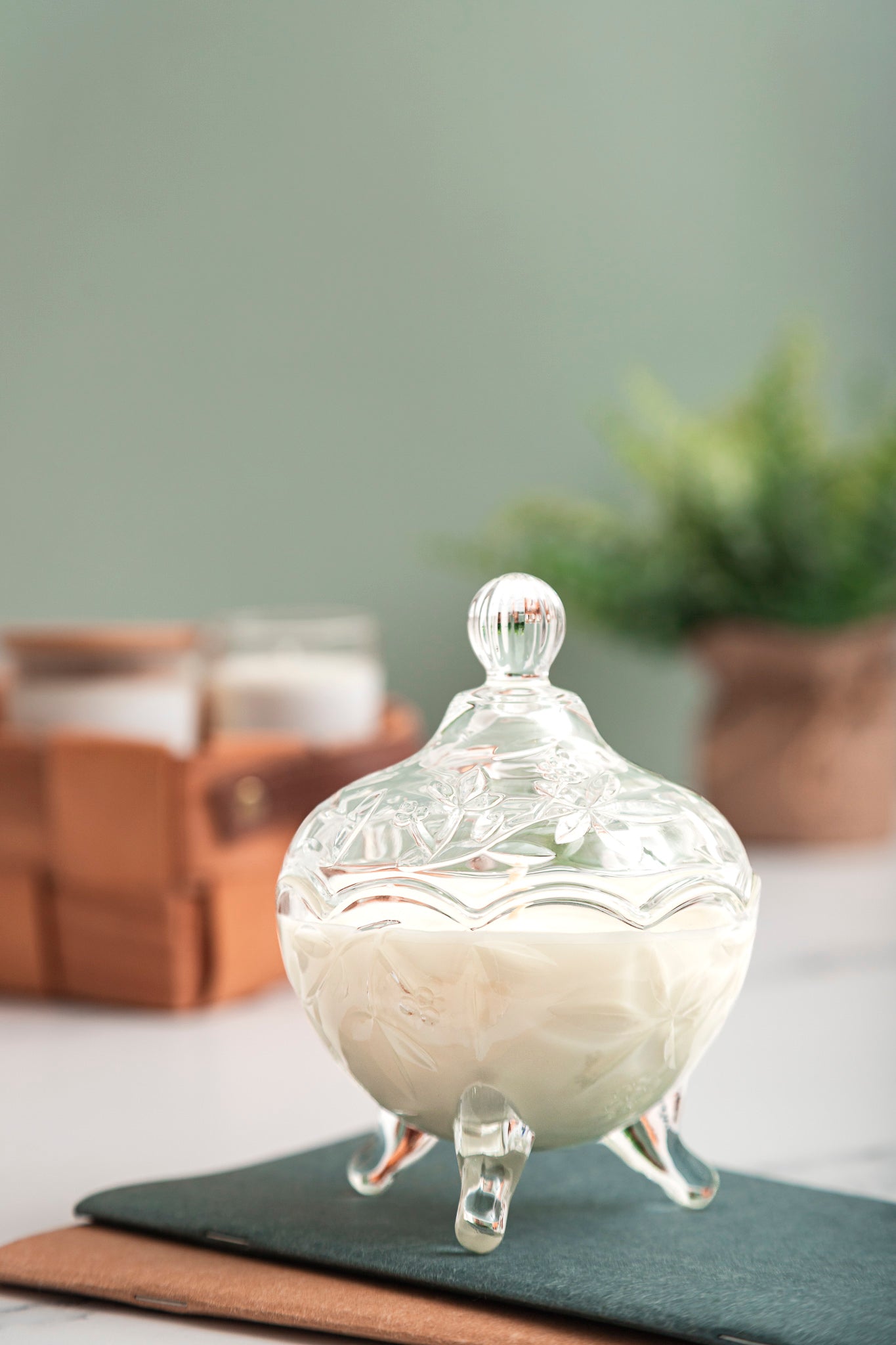 Vela de soja aromática Línea Diosas - Mod. Isis.