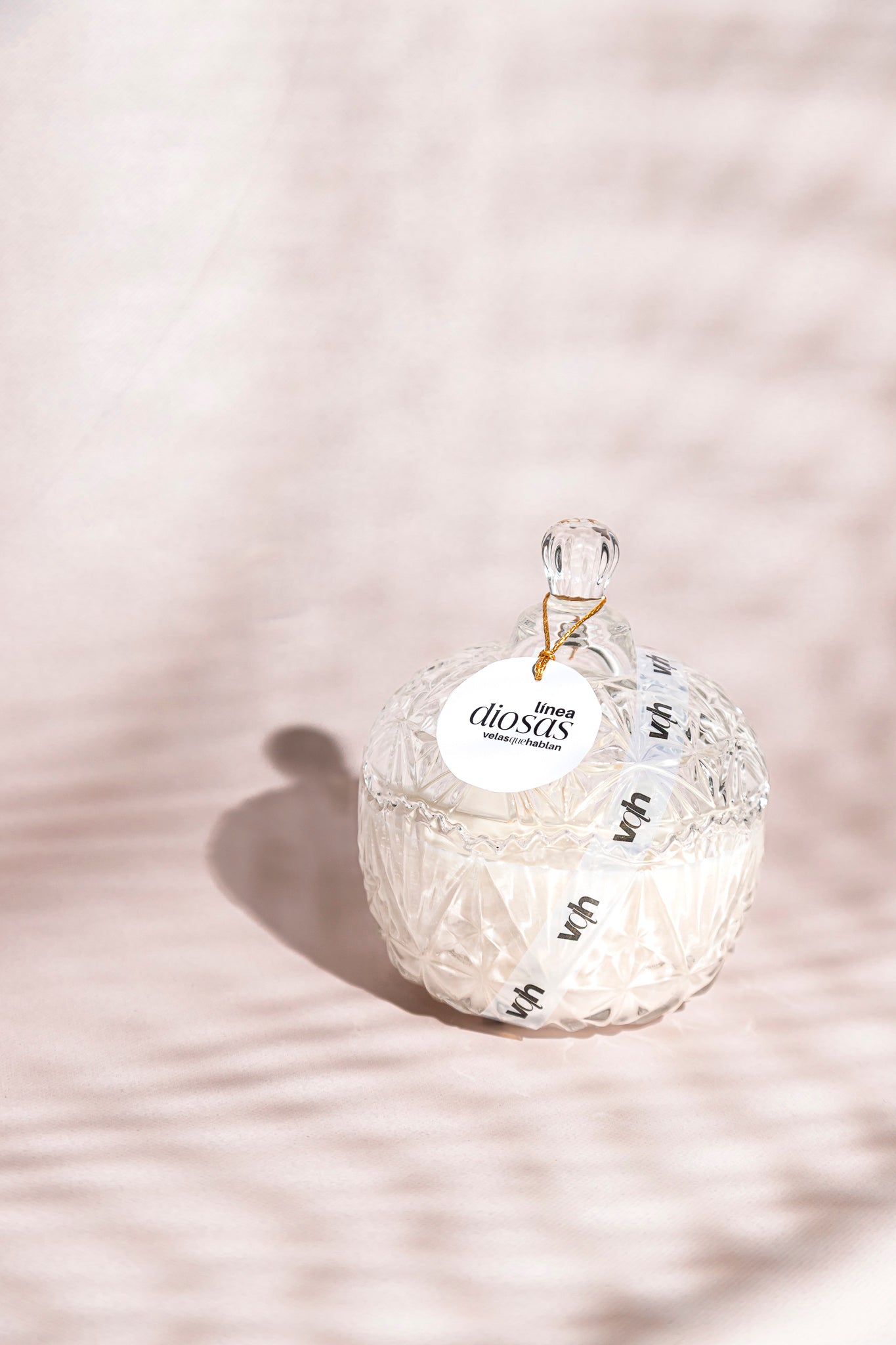 Vela de soja aromática- Línea Diosas- Mod. Selene.